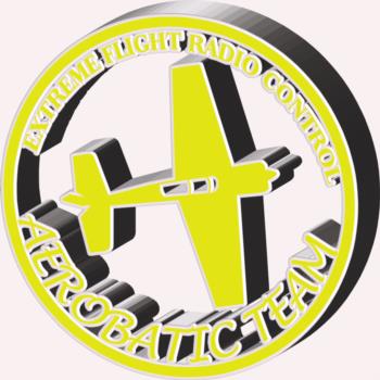 3 Dimensional Extreme Flight round- yellow rc digital decal